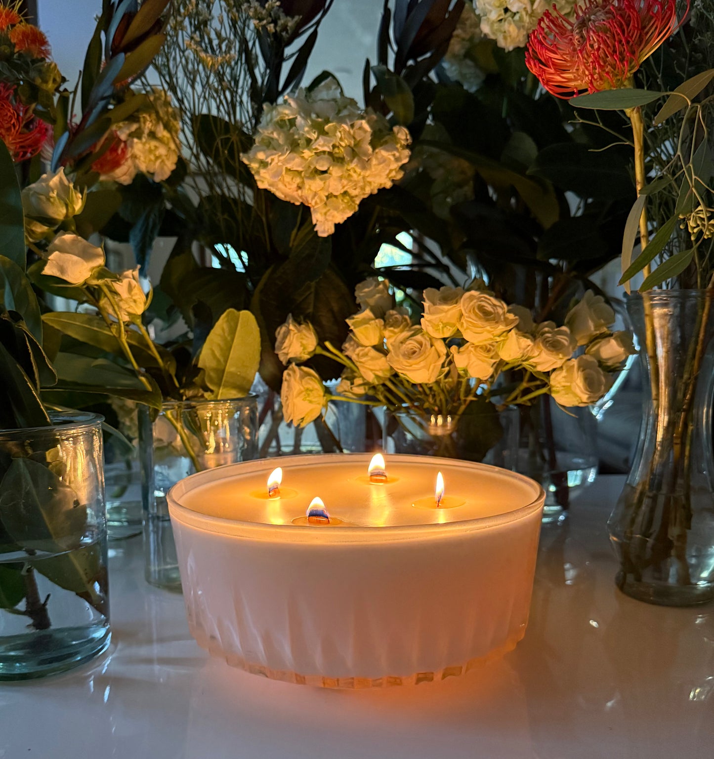 Rose 64oz Vintage Candle